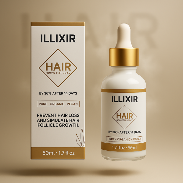 Huile Capillaire Anti-Chute & Pousse de Barbe – 50 ml